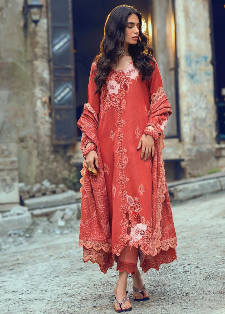 Broadway Returns by Mushq Embroidered Karandi Suits Unstitched 3 Piece MQ22BR MW22-02 Sabrina - Winter Collection