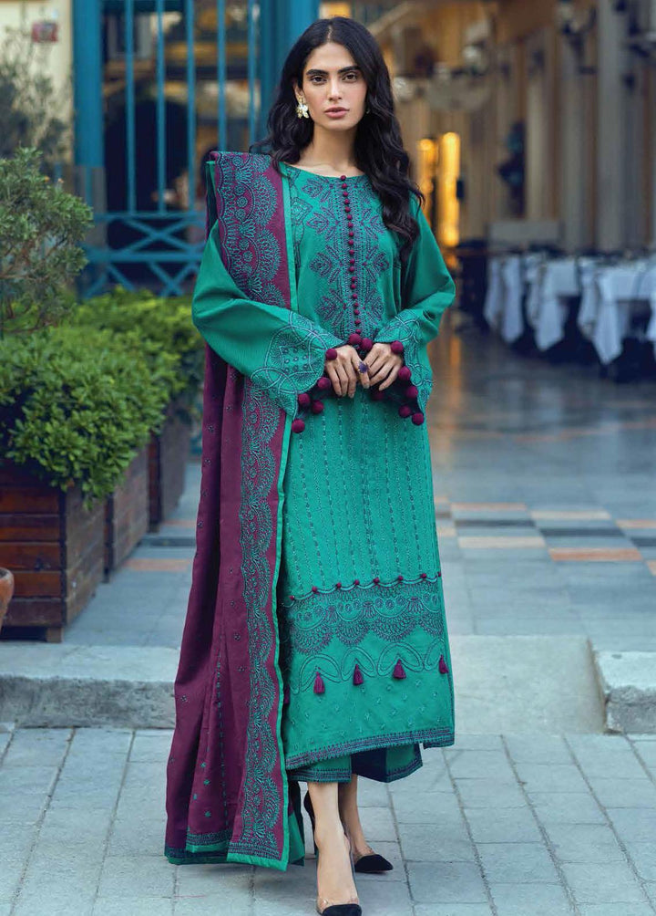 Broadway Returns by Mushq Embroidered Khaddar Suits Unstitched 3 Piece MQ22BR MW22-04 Nur - Winter Collection