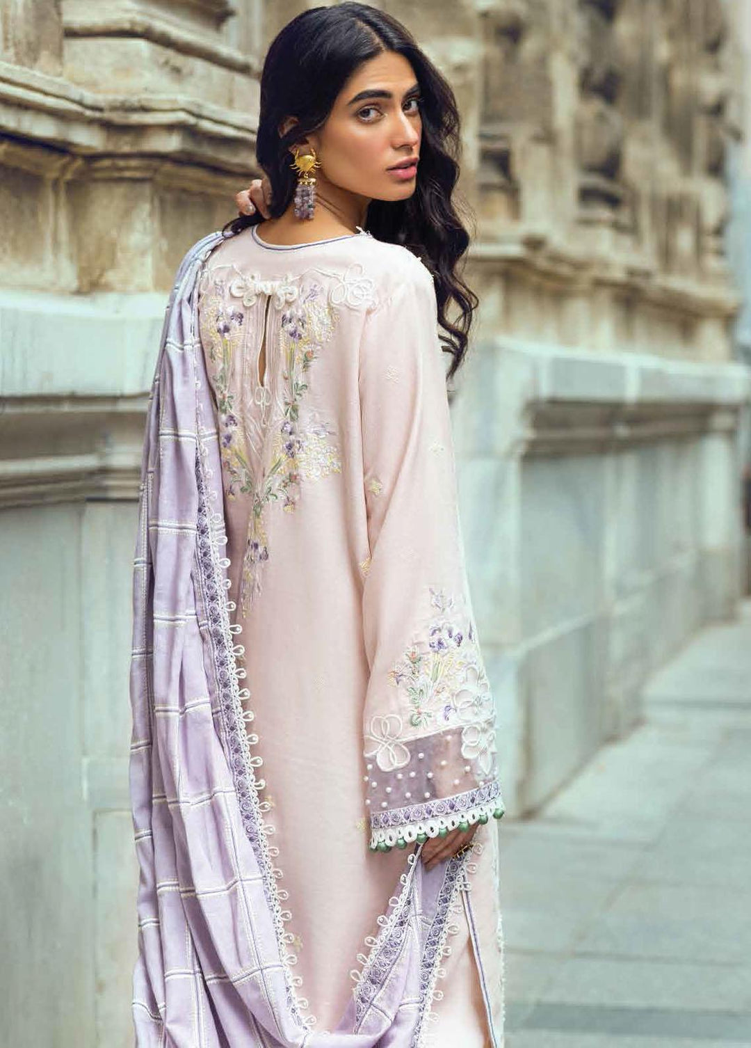 Broadway Returns by Mushq Embroidered Khaddar Suits Unstitched 3 Piece MQ22BR MW22-06 Deniz - Winter Collection