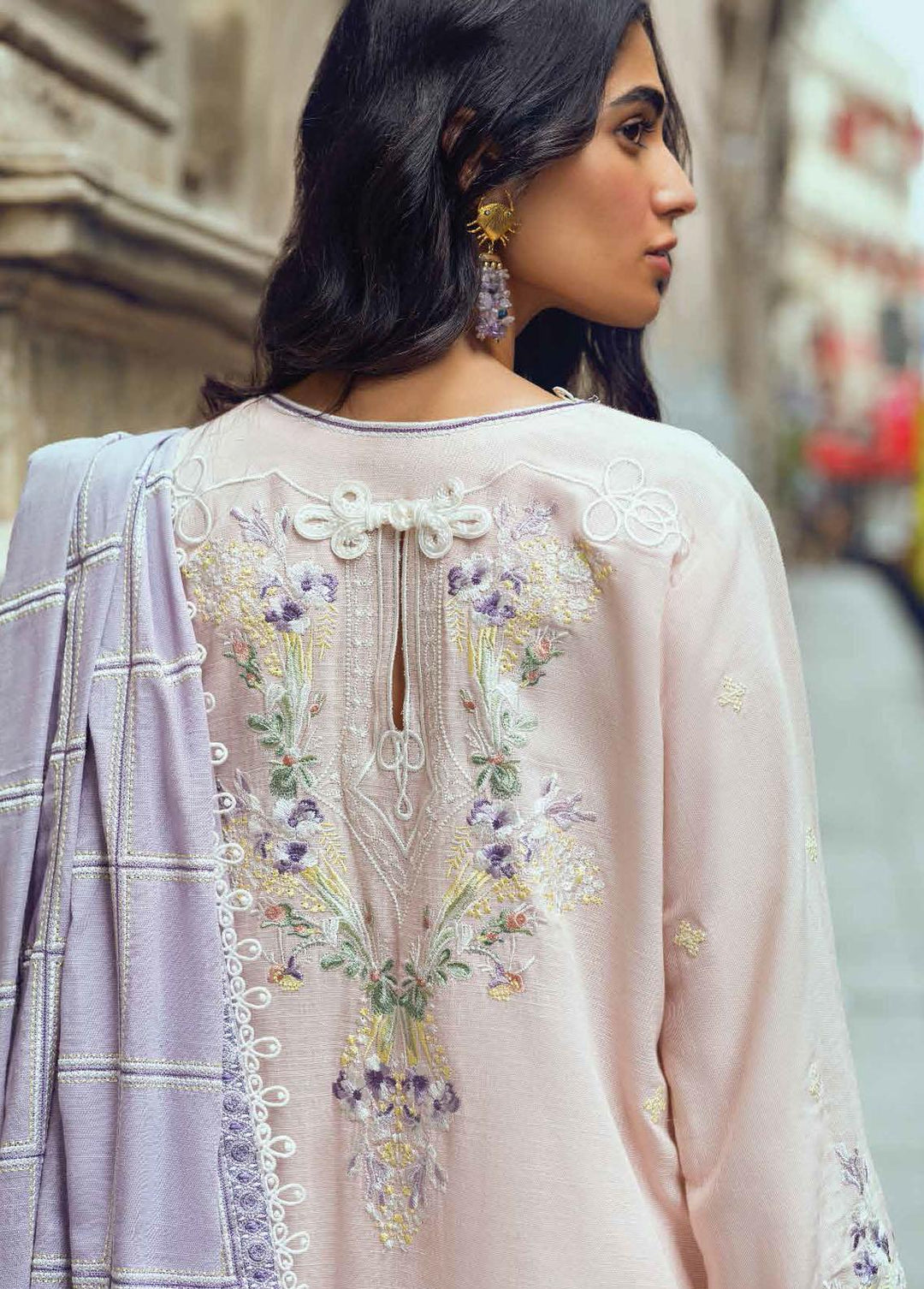 Broadway Returns by Mushq Embroidered Khaddar Suits Unstitched 3 Piece MQ22BR MW22-06 Deniz - Winter Collection