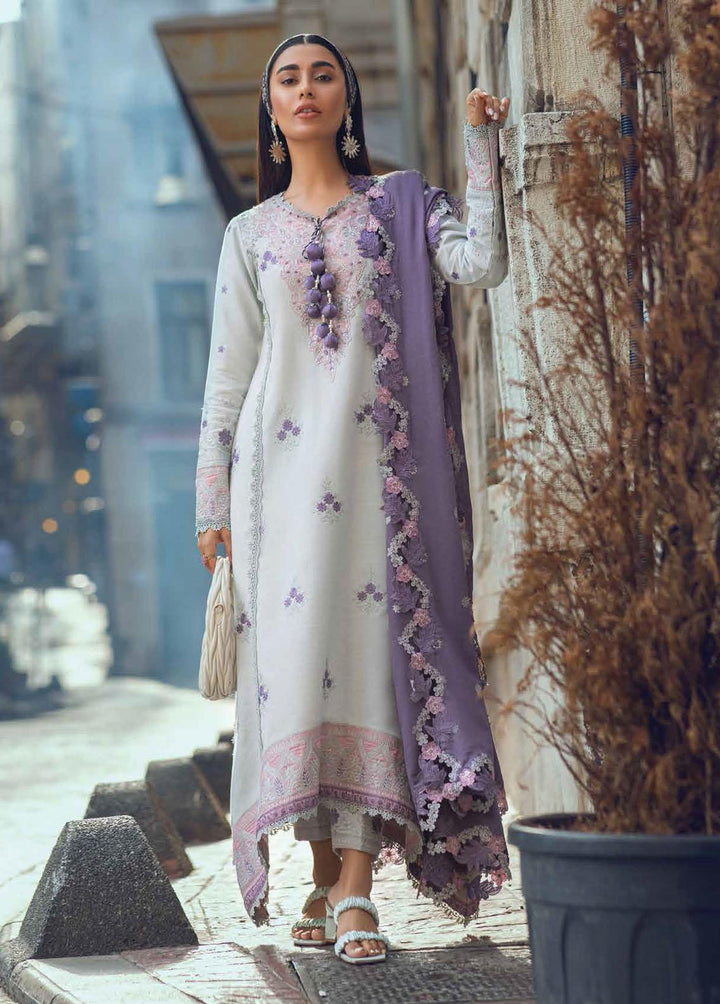 Broadway Returns by Mushq Embroidered Khaddar Suits Unstitched 3 Piece MQ22BR MW22-07 Nilufur - Winter Collection