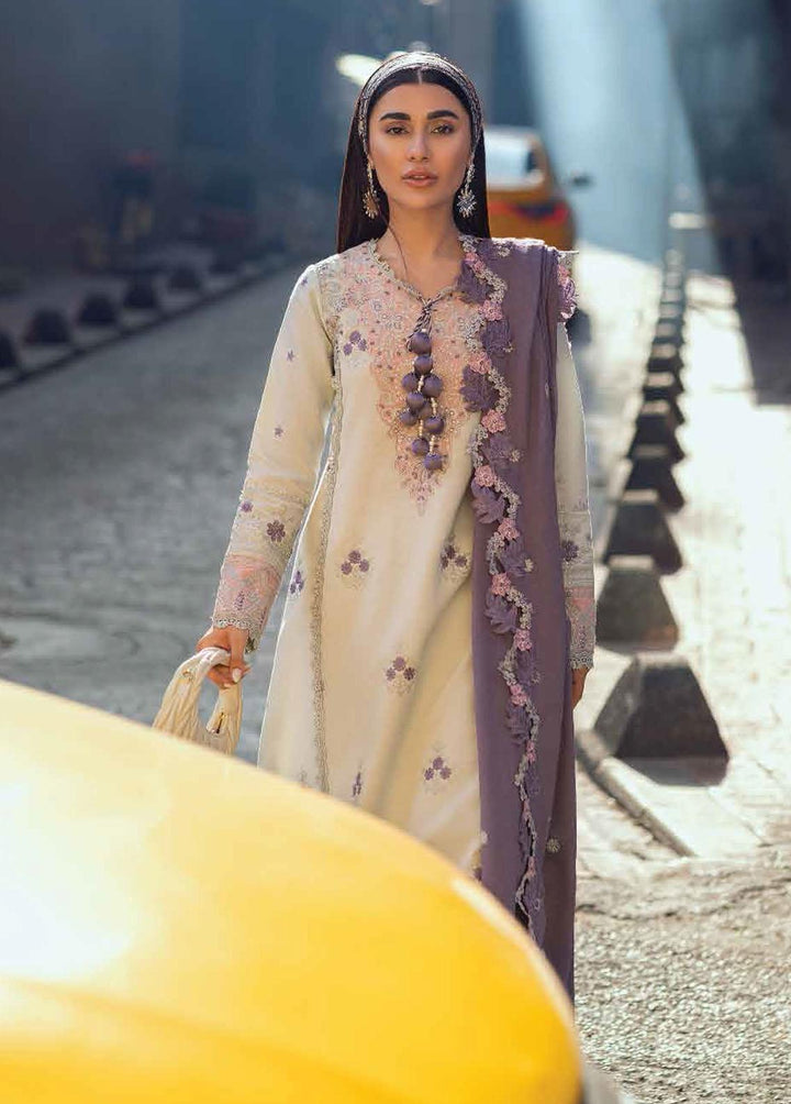 Broadway Returns by Mushq Embroidered Khaddar Suits Unstitched 3 Piece MQ22BR MW22-07 Nilufur - Winter Collection