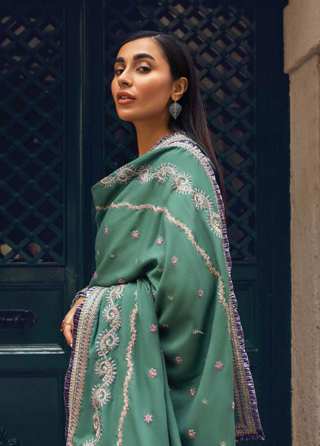 Broadway Returns by Mushq Embroidered Linen Suits Unstitched 3 Piece MQ22BR MW22-08 Emel - Winter Collection