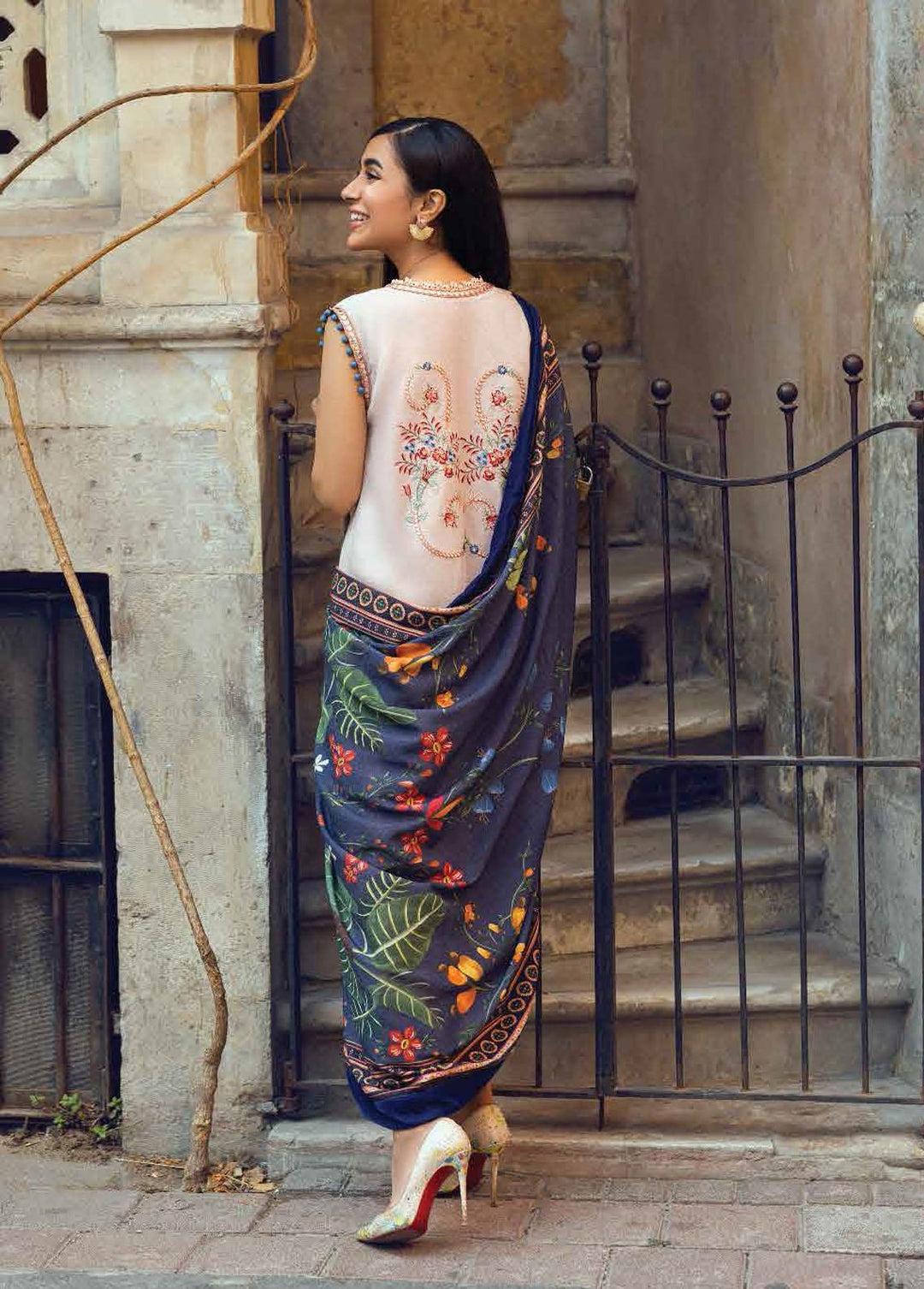 Broadway Returns by Mushq Embroidered Karandi Suits Unstitched 3 Piece MQ22BR MW22-09 Bahar - Winter Collection