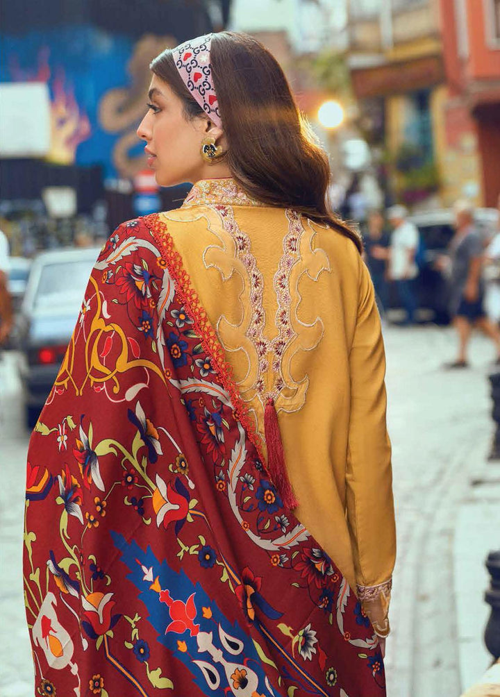 Broadway Returns by Mushq Embroidered Linen Suits Unstitched 3 Piece MQ22BR MW22-11 Ela - Winter Collection