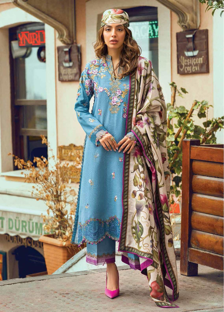 Broadway Returns by Mushq Embroidered Khaddar Suits Unstitched 3 Piece MQ22BR MW22-12 Inara - Winter Collection