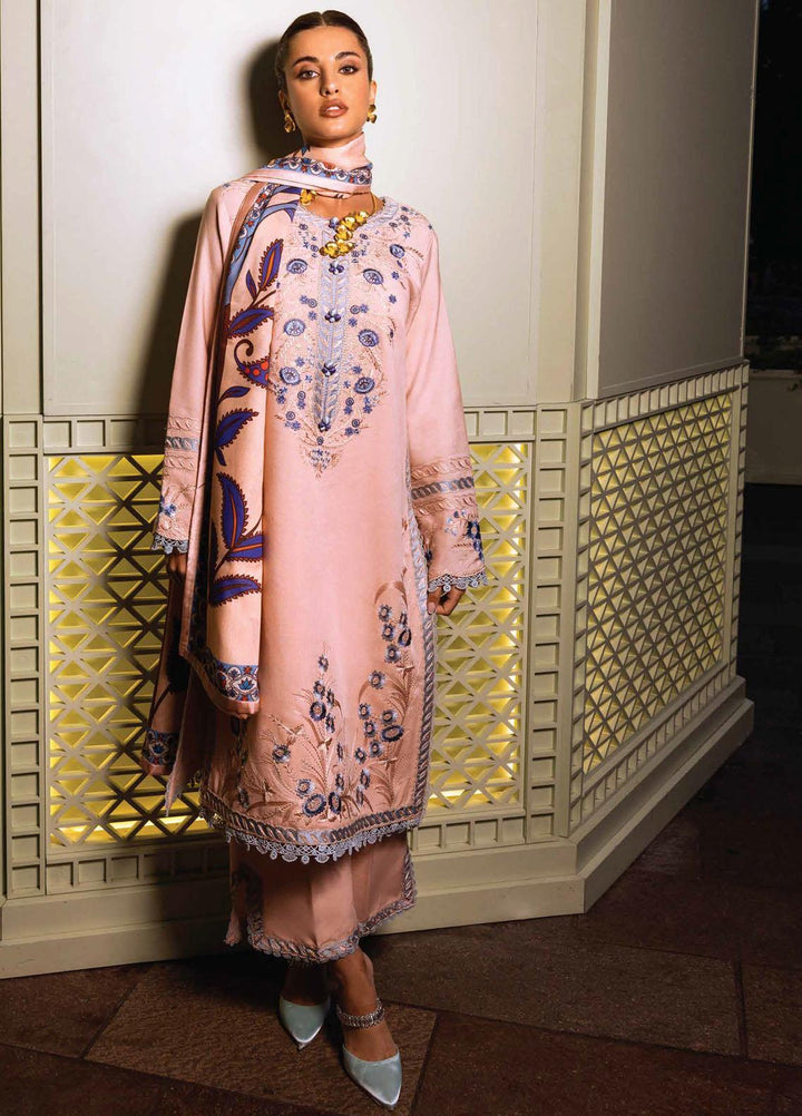 Broadway Showtime By Mushq Embroidered karandi Suits Unstitched 3 Piece MQ23BS MNW-01 Regal Regent - Winter Collection