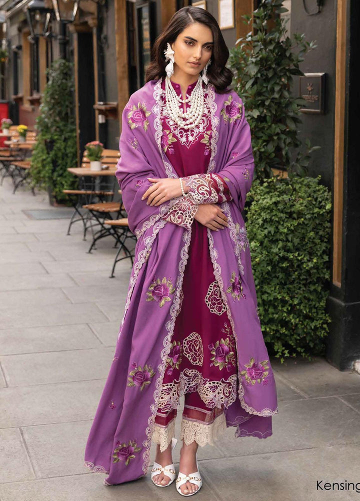 Broadway Showtime By Mushq Embroidered Linen Suits Unstitched 3 Piece MQ23BS MNW-02 Kensington Luxe - Winter Collection