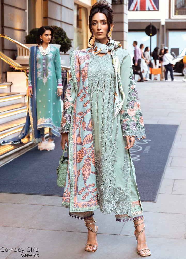 Broadway Showtime By Mushq Embroidered Khaddar Suits Unstitched 3 Piece MQ23BS MNW-03 Carnaby Chic - Winter Collection