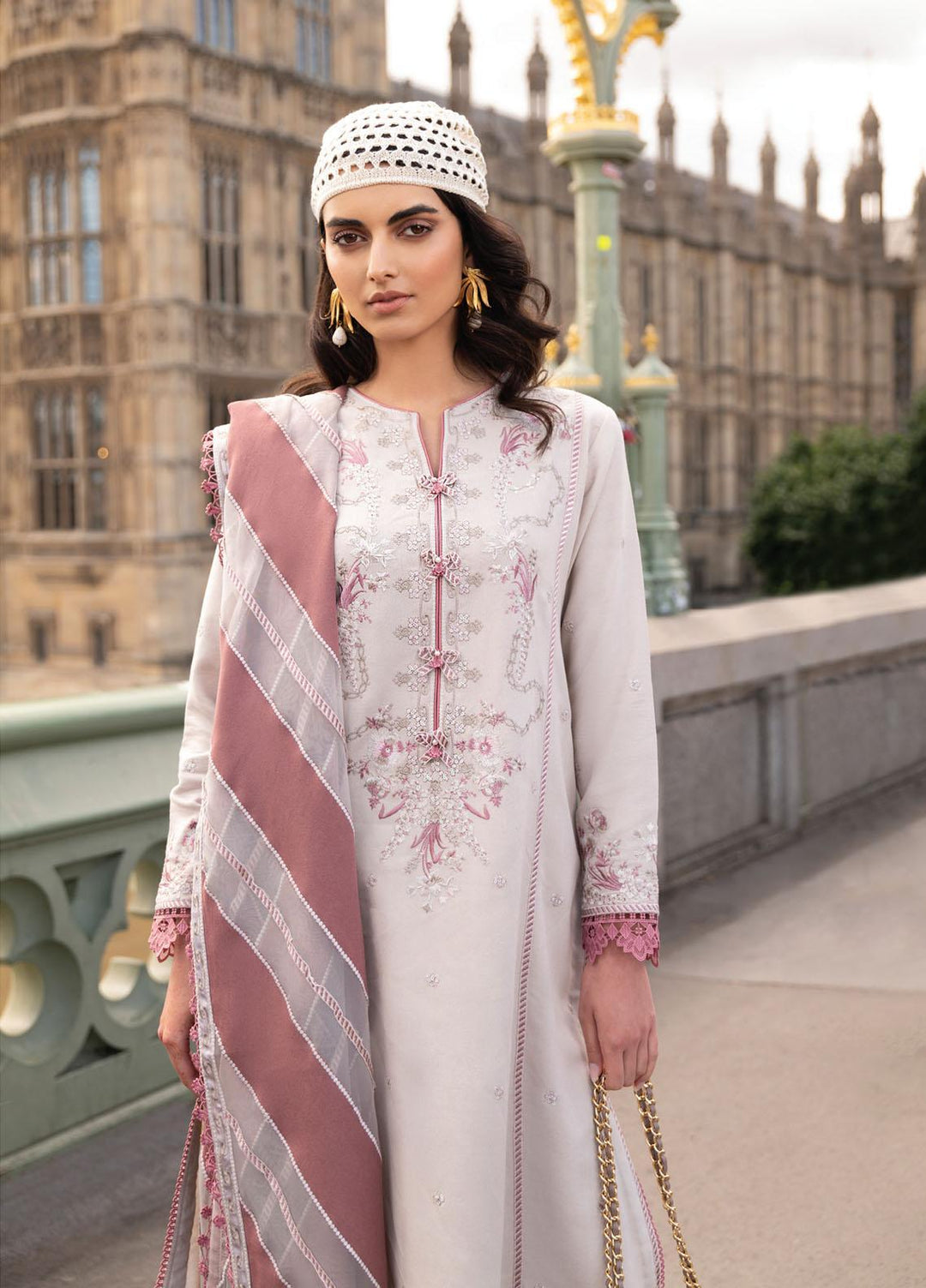 Broadway Showtime By Mushq Embroidered karandi Suits Unstitched 3 Piece MQ23BS MNW-04 Marylebone - Winter Collection