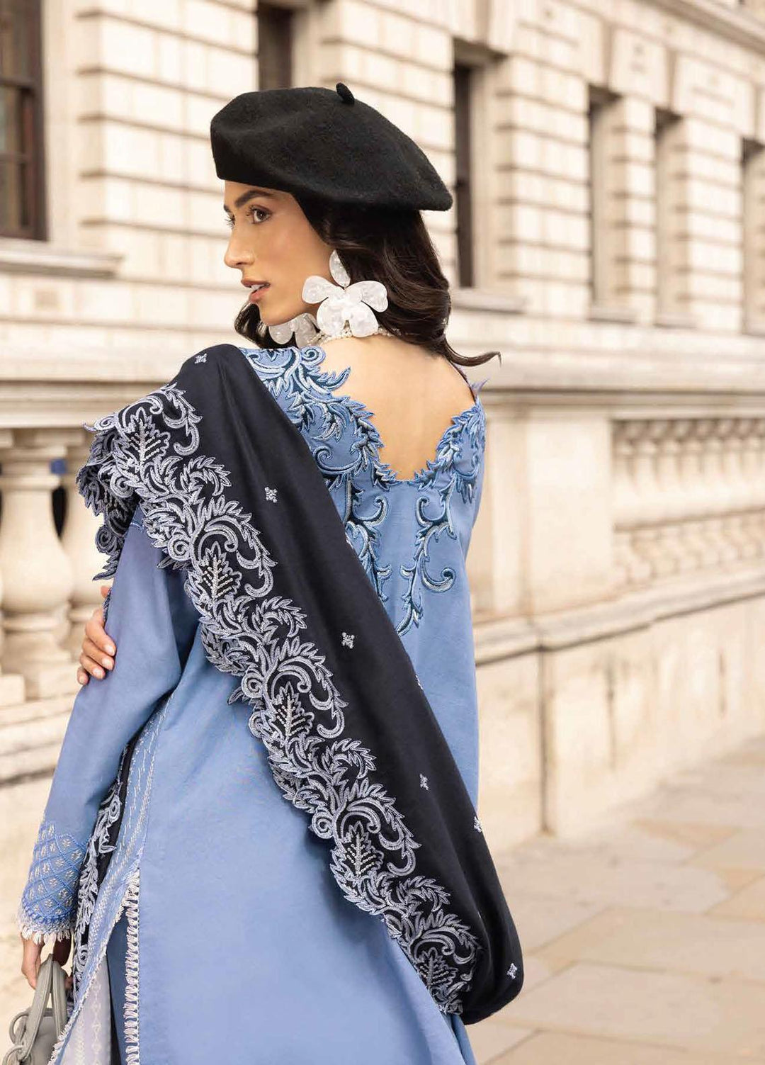 Broadway Showtime By Mushq Embroidered Khaddar Suits Unstitched 3 Piece MQ23BS MNW-05 Oxford Opulence - Winter Collection