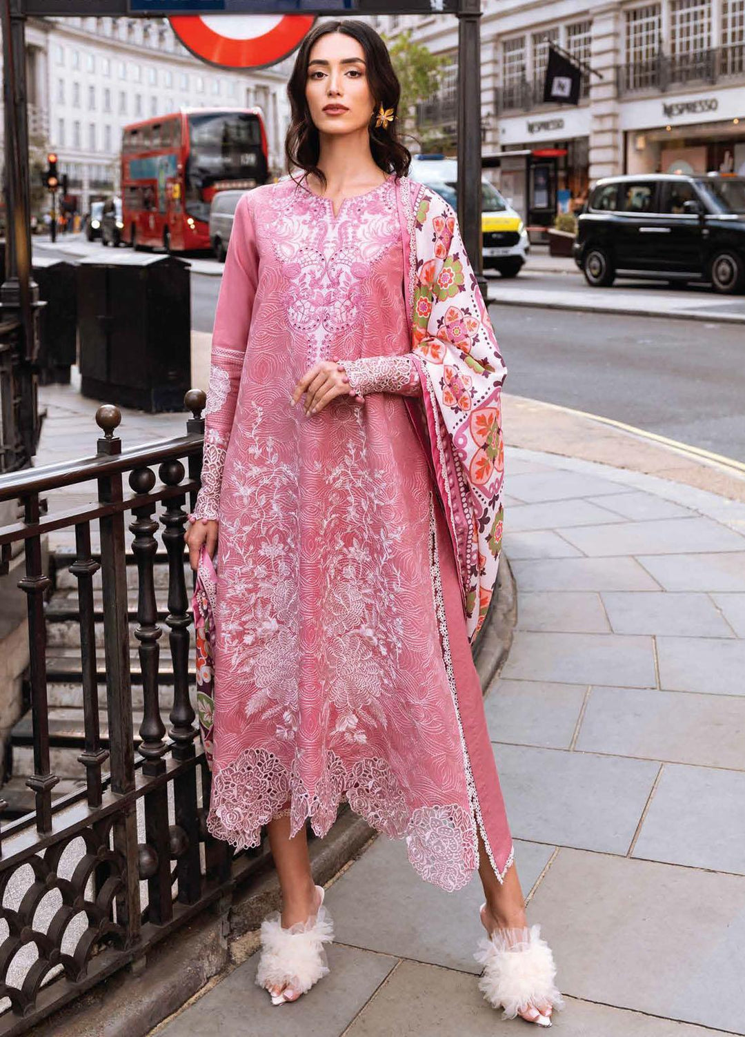 Broadway Showtime By Mushq Embroidered karandi Suits Unstitched 3 Piece MQ23BS MNW-06 Whimsy Westminster - Winter Collection