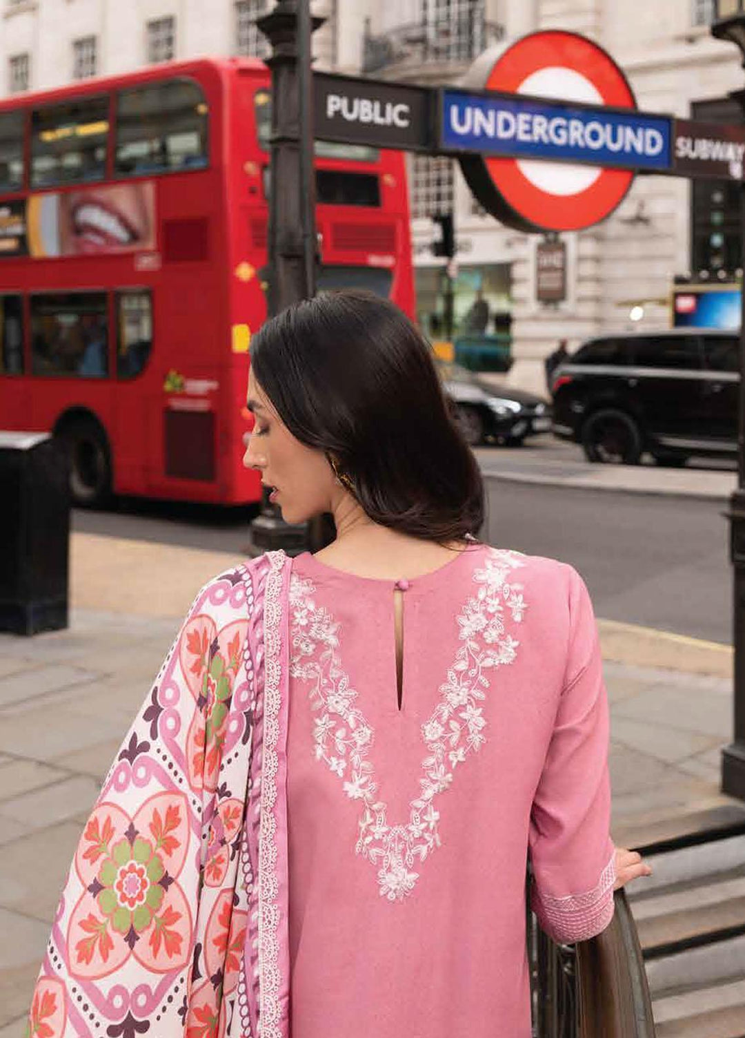 Broadway Showtime By Mushq Embroidered karandi Suits Unstitched 3 Piece MQ23BS MNW-06 Whimsy Westminster - Winter Collection