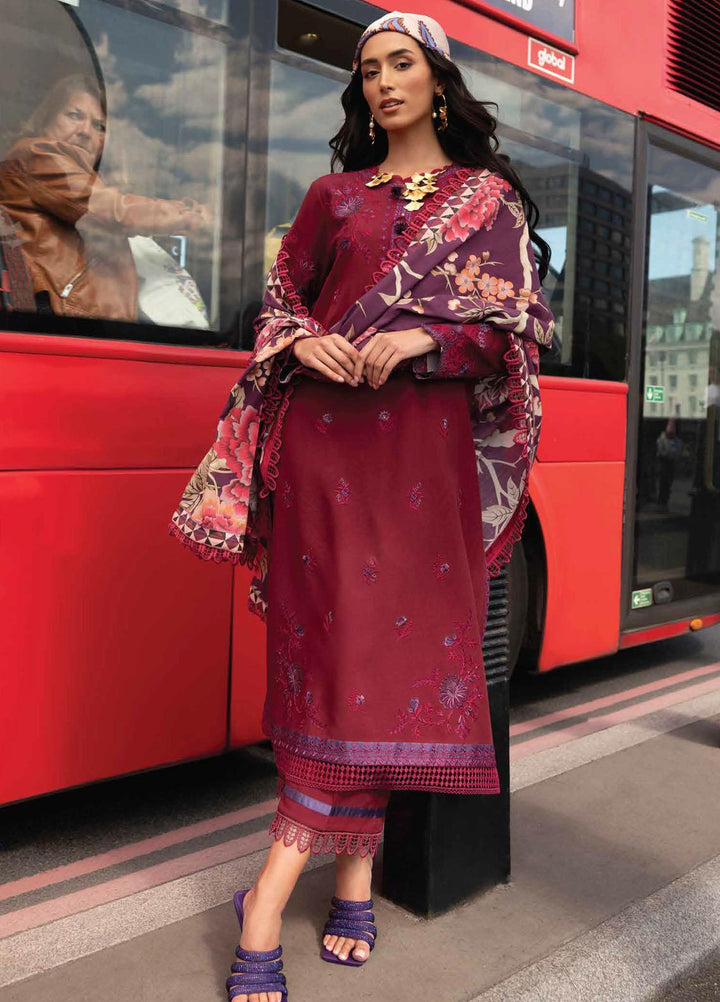Broadway Showtime By Mushq Embroidered Linen Suits Unstitched 3 Piece MQ23BS MNW-07 Paddington Poise - Winter Collection