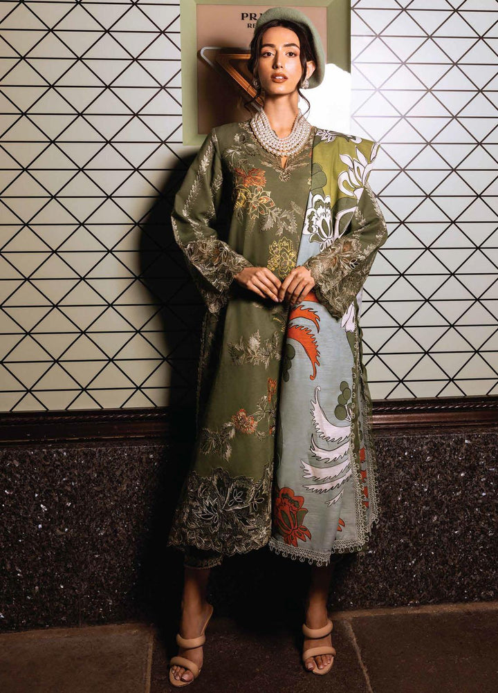 Broadway Showtime By Mushq Embroidered Khaddar Suits Unstitched 3 Piece MQ23BS MNW-08 Chelsea Charm - Winter Collection