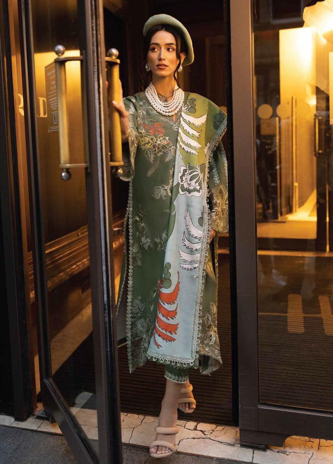 Broadway Showtime By Mushq Embroidered Khaddar Suits Unstitched 3 Piece MQ23BS MNW-08 Chelsea Charm - Winter Collection