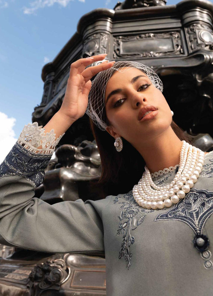 Broadway Showtime By Mushq Embroidered karandi Suits Unstitched 3 Piece MQ23BS MNW-09 Notting Hill - Winter Collection