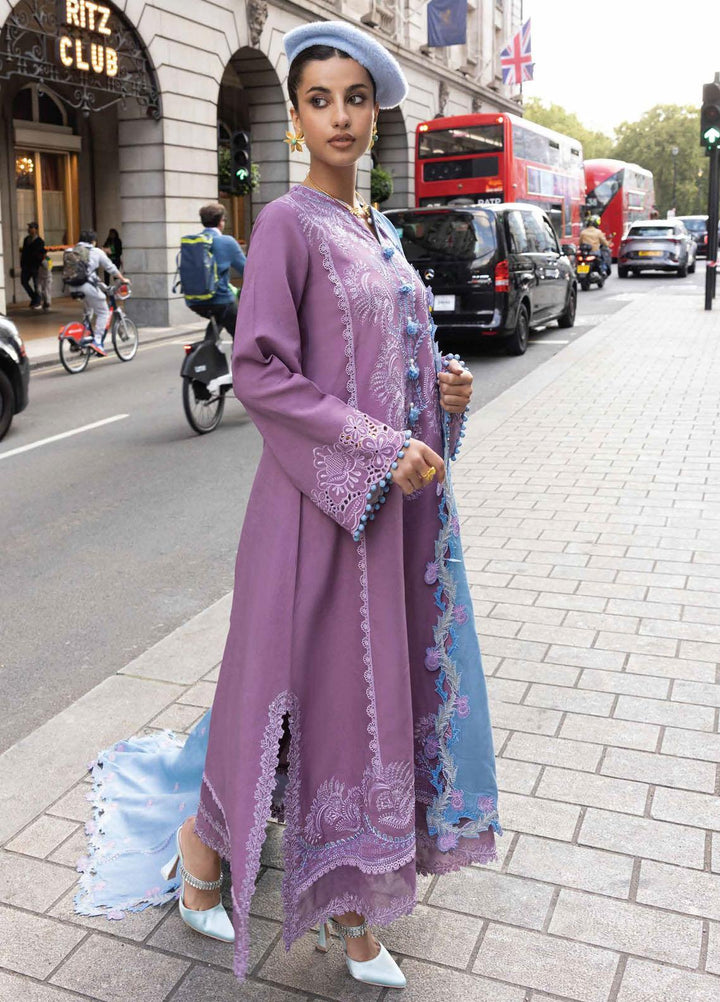 Broadway Showtime By Mushq Embroidered Linen Suits Unstitched 3 Piece MQ23BS MNW-10 Thames Twilight - Winter Collection