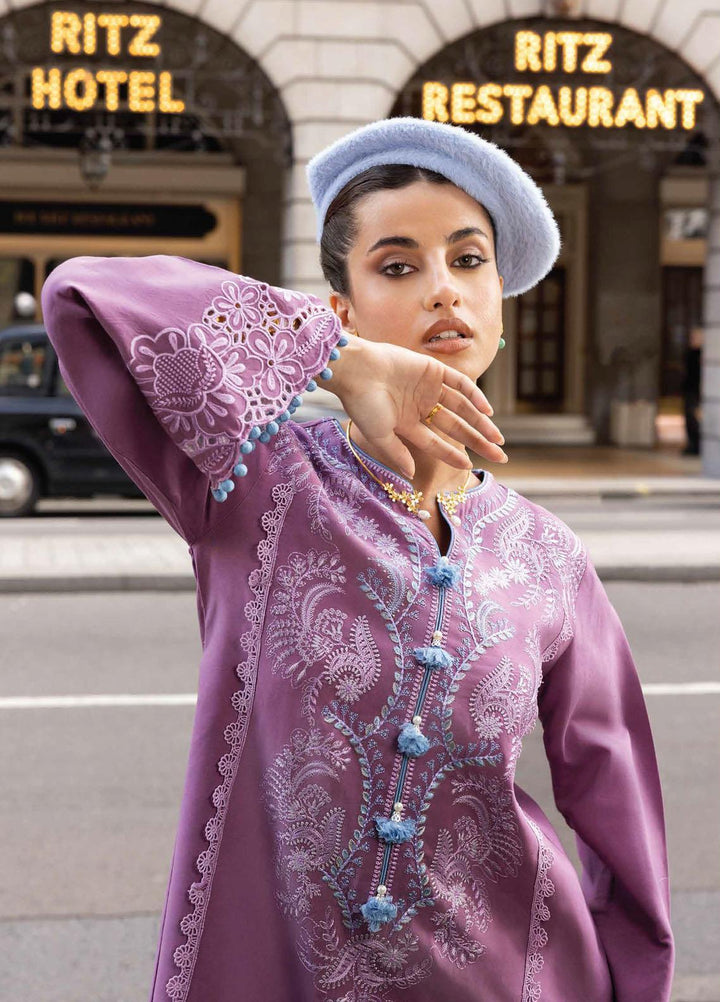 Broadway Showtime By Mushq Embroidered Linen Suits Unstitched 3 Piece MQ23BS MNW-10 Thames Twilight - Winter Collection