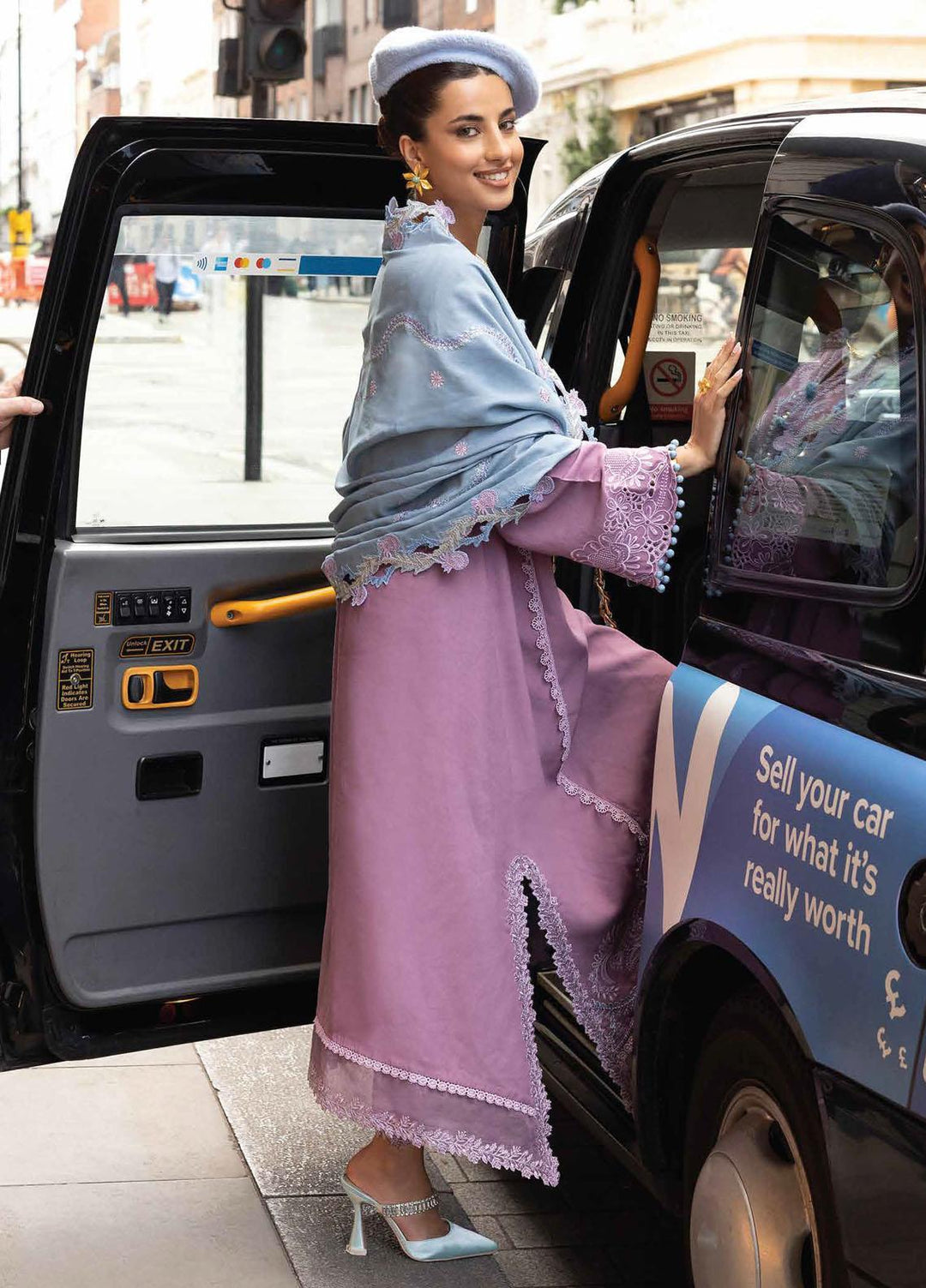 Broadway Showtime By Mushq Embroidered Linen Suits Unstitched 3 Piece MQ23BS MNW-10 Thames Twilight - Winter Collection