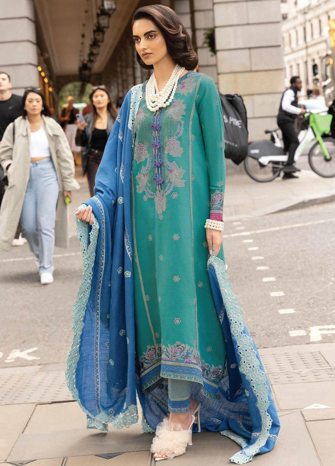 Broadway Showtime By Mushq Embroidered Khaddar Suits Unstitched 3 Piece MQ23BS MNW-11 Camden - Winter Collection