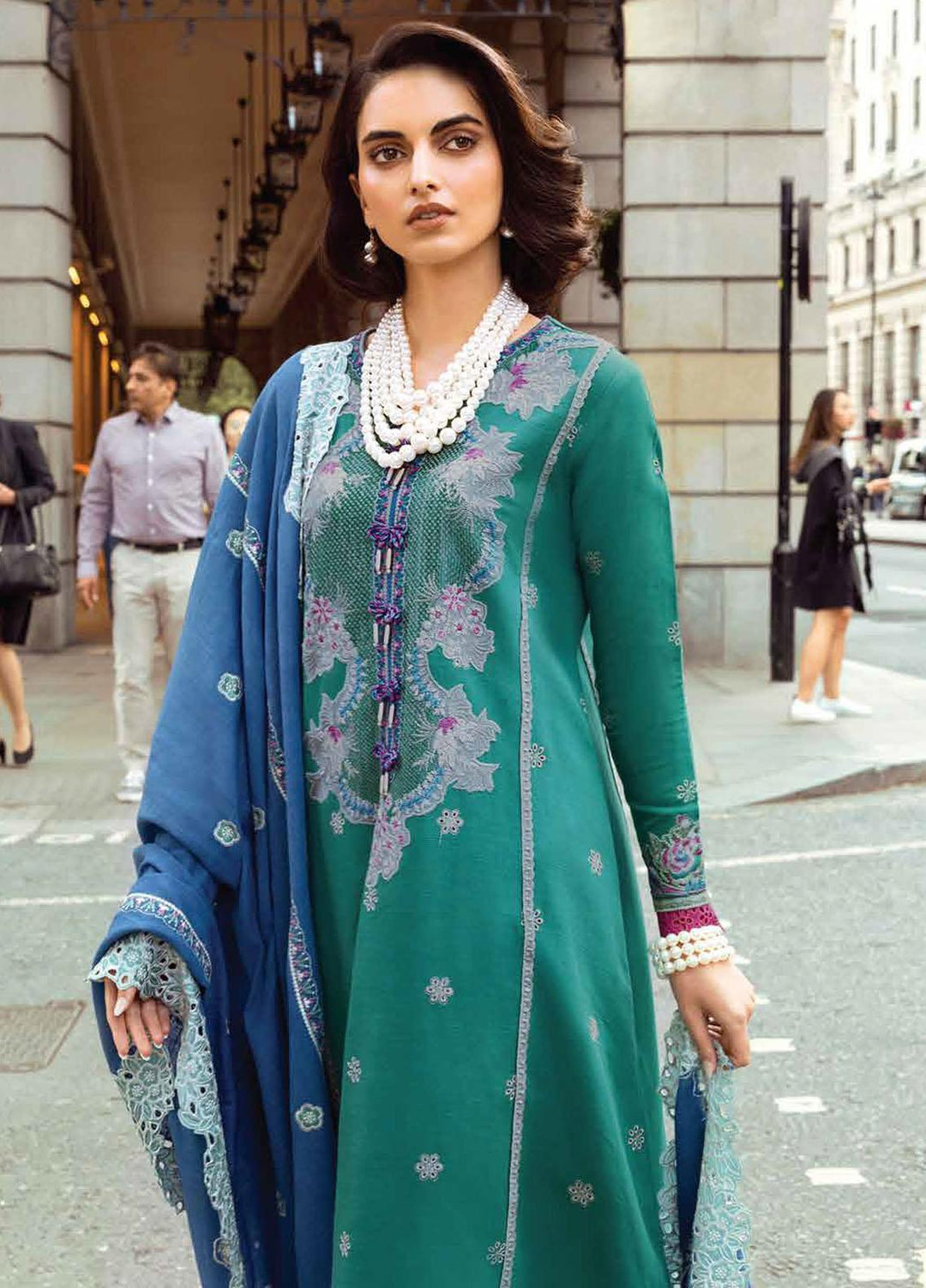 Broadway Showtime By Mushq Embroidered Khaddar Suits Unstitched 3 Piece MQ23BS MNW-11 Camden - Winter Collection