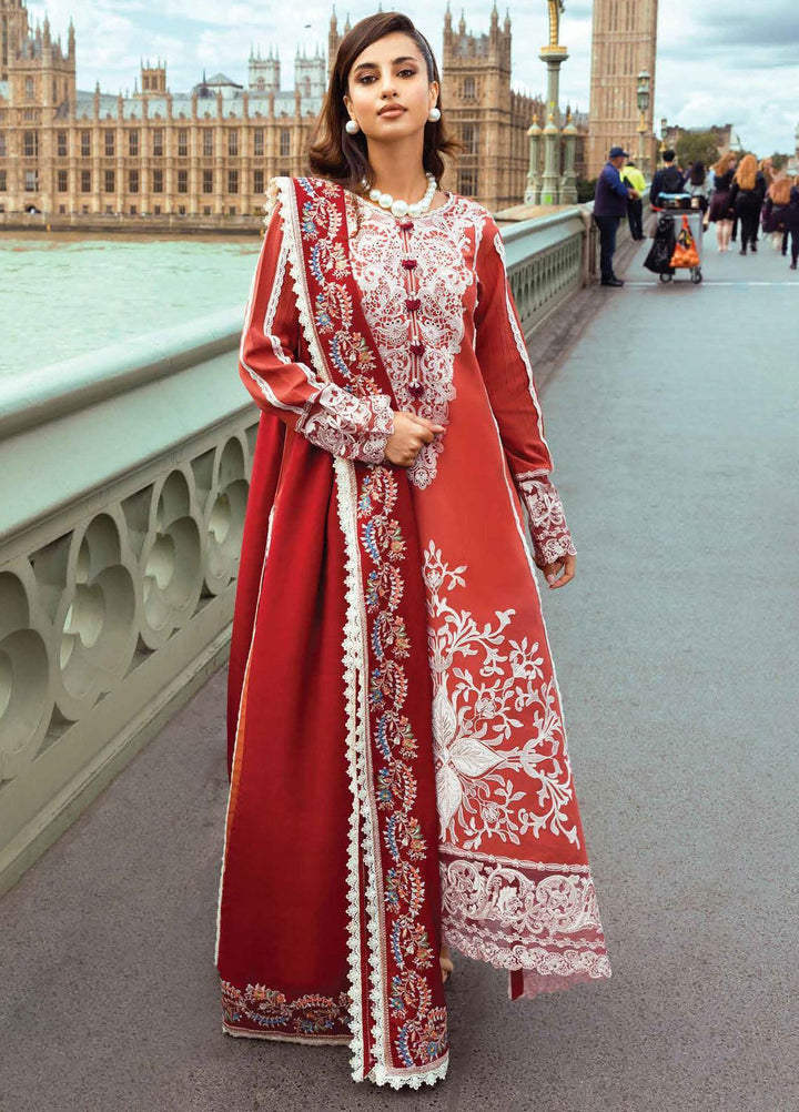 Broadway Showtime By Mushq Embroidered Linen Suits Unstitched 3 Piece MQ23BS MNW-13 Mayfair Muse - Winter Collection