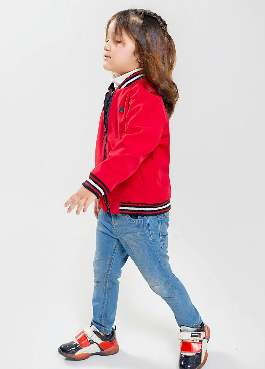 Brumano Polyester  Jackets for Kids -  BRM-JNR-1946 Red