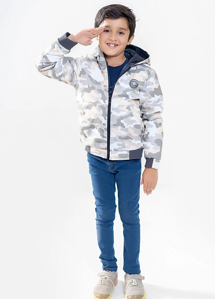 Brumano Polyester  Jackets for Kids -  BRM-JNR-1909 White