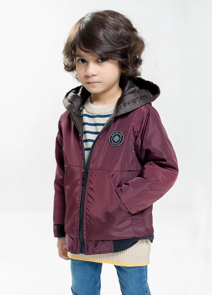 Brumano Polyester  Jackets for Kids -  BRM-JNR-1896 Burgundy