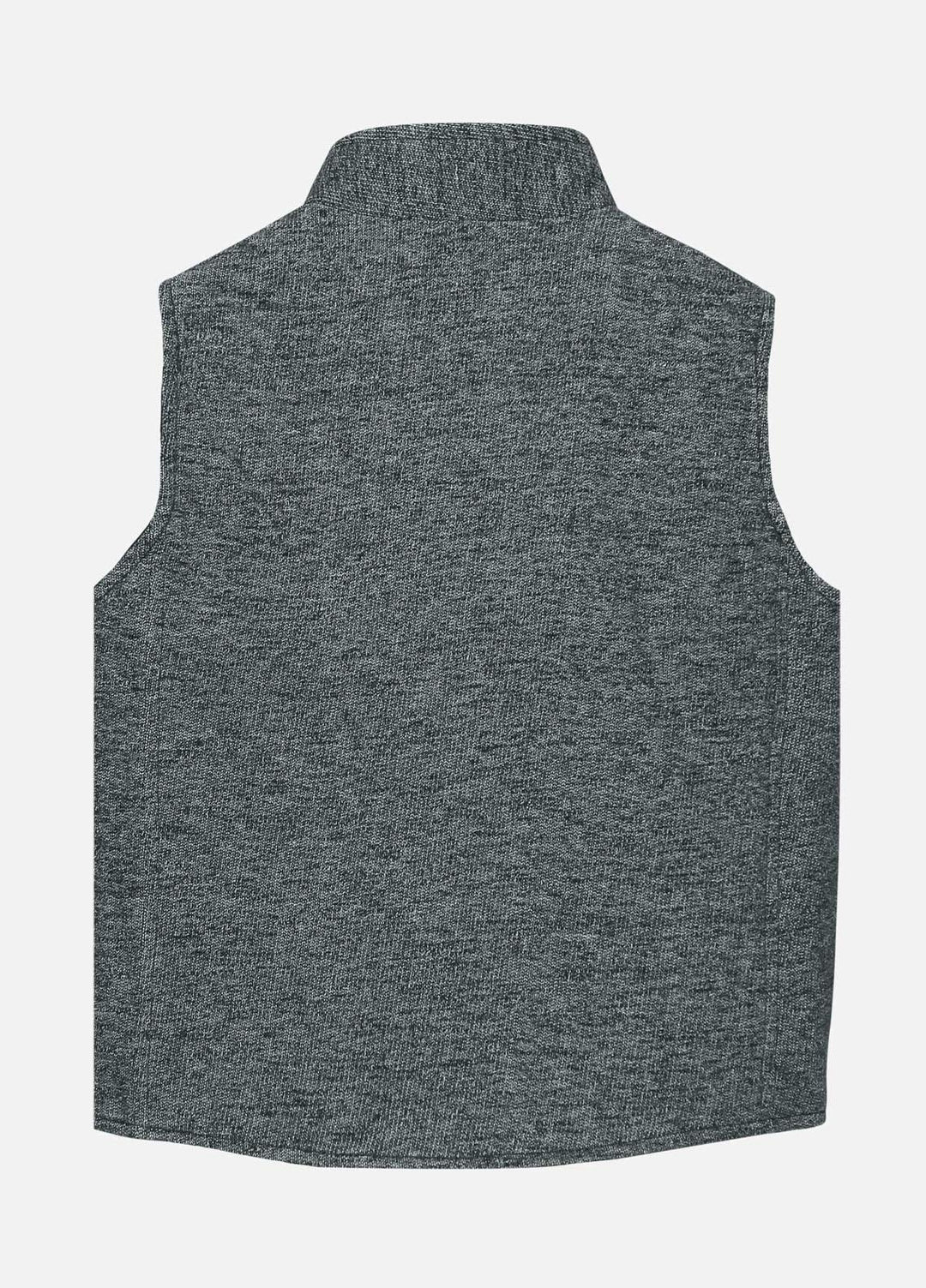 Brumano   Jackets for Kids -  Grey Quilted Casual Sleeveless Vest BRM-JNR-1044