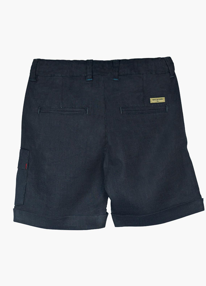 Brumano  Casual Shorts for Boys -  Dark Grey Casual Short BRM-JNR-0065