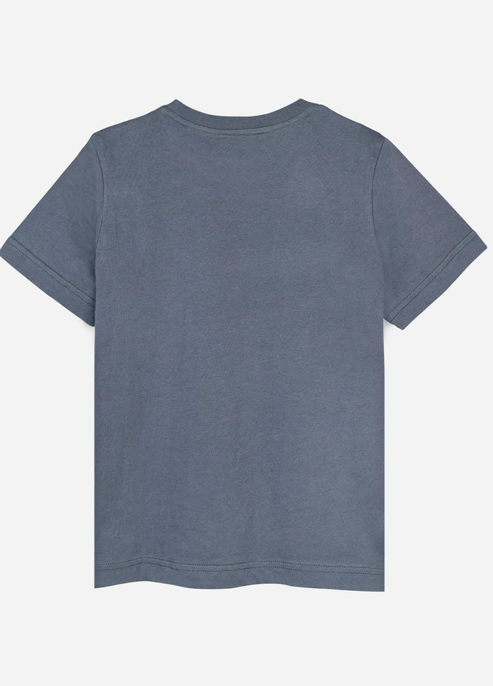Brumano  Casual T-Shirts for Boys -  Grey Graphic Printed Casual T-Shirt BRM-JNR-1612