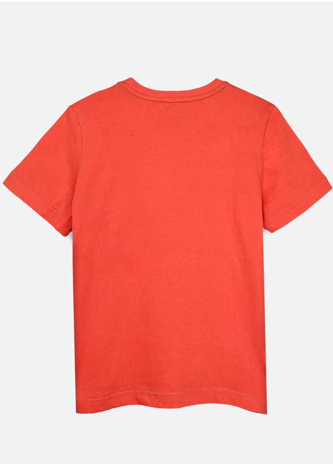 Brumano  Casual T-Shirts for Boys -  Orange Bicyle Printed Casual T-Shirt BRM-JNR-1613