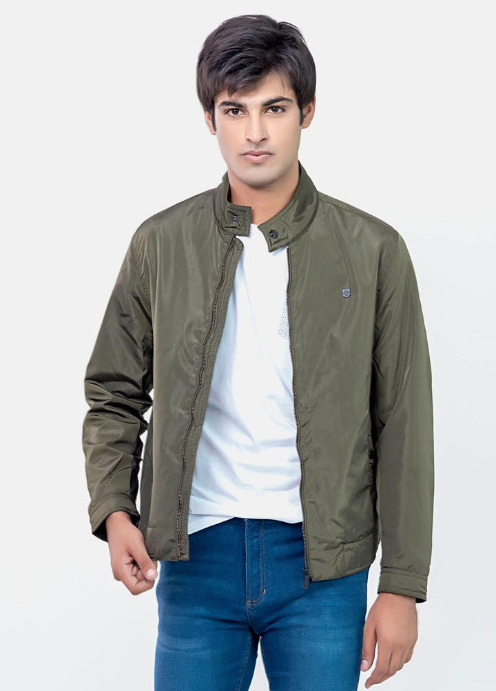 Brumano   Jackets for Men -  BRM-1926 Olive Green Light Weight Harrington