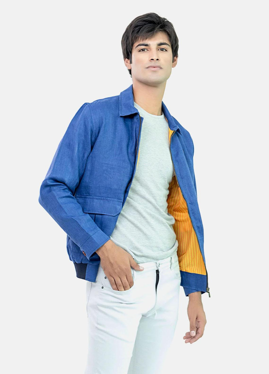 Brumano   Jackets for Men -  BRM-1844 Blue