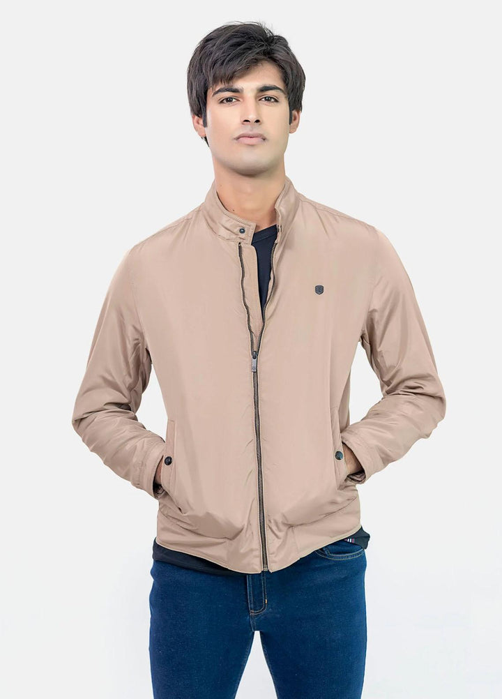Brumano   Jackets for Men -  BRM-1857 Khaki Light Weight Harrington