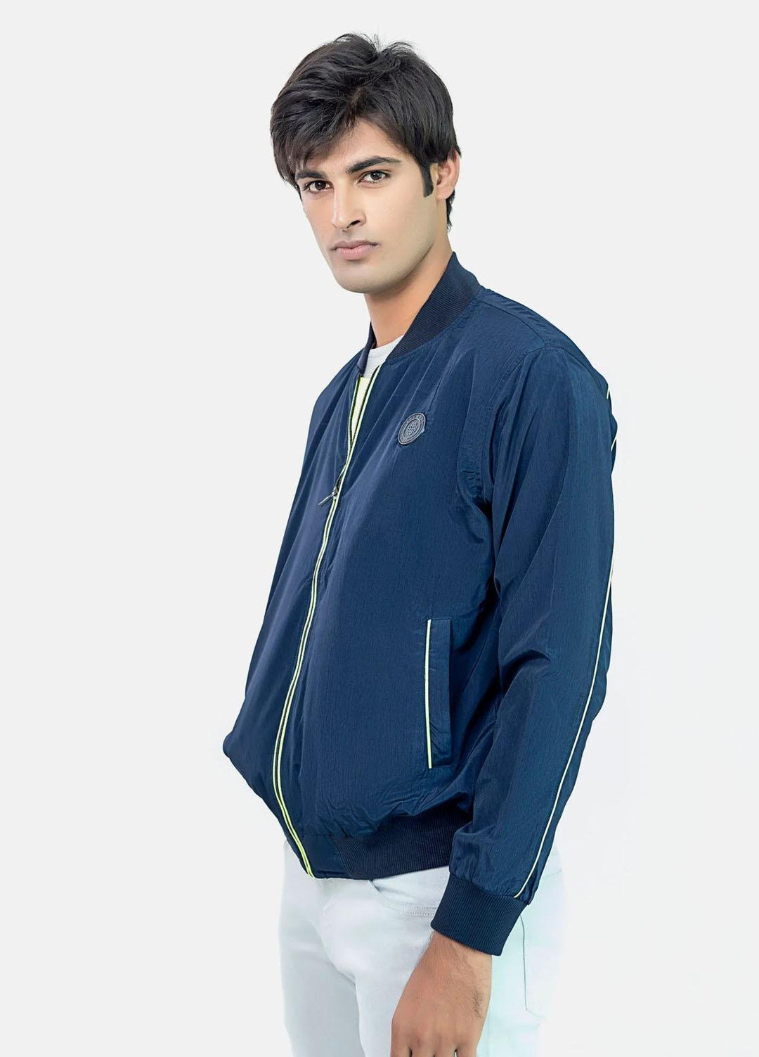 Brumano   Jackets for Men -  BRM-1873 Navy Blue Light Bomber