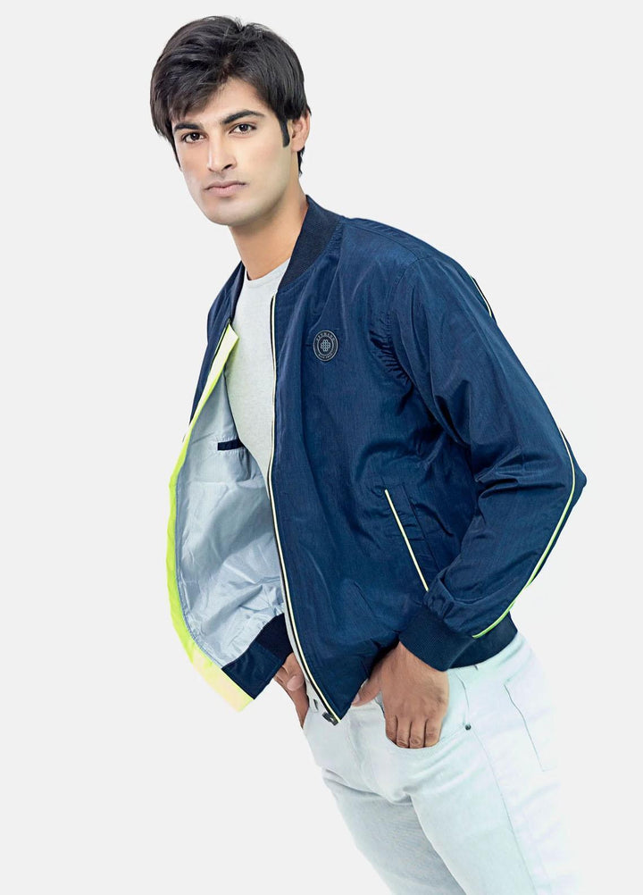 Brumano   Jackets for Men -  BRM-1873 Navy Blue Light Bomber
