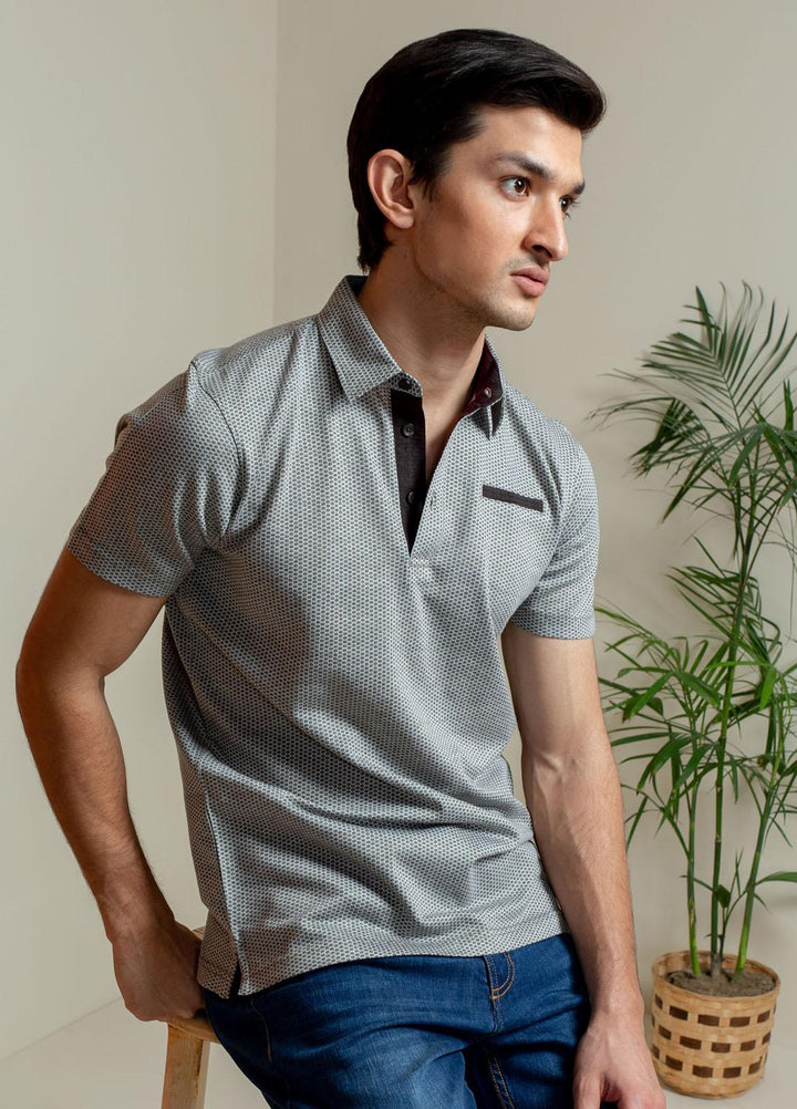 Brumano Cotton Polo Men T-Shirts -   Olive Green Mercerized Polo Shirt