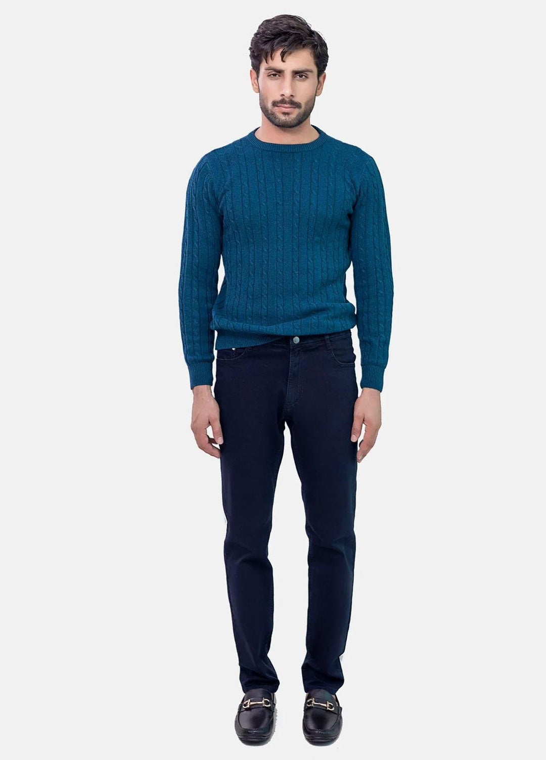Brumano   Sweaters for Men -  CK-186 Blue