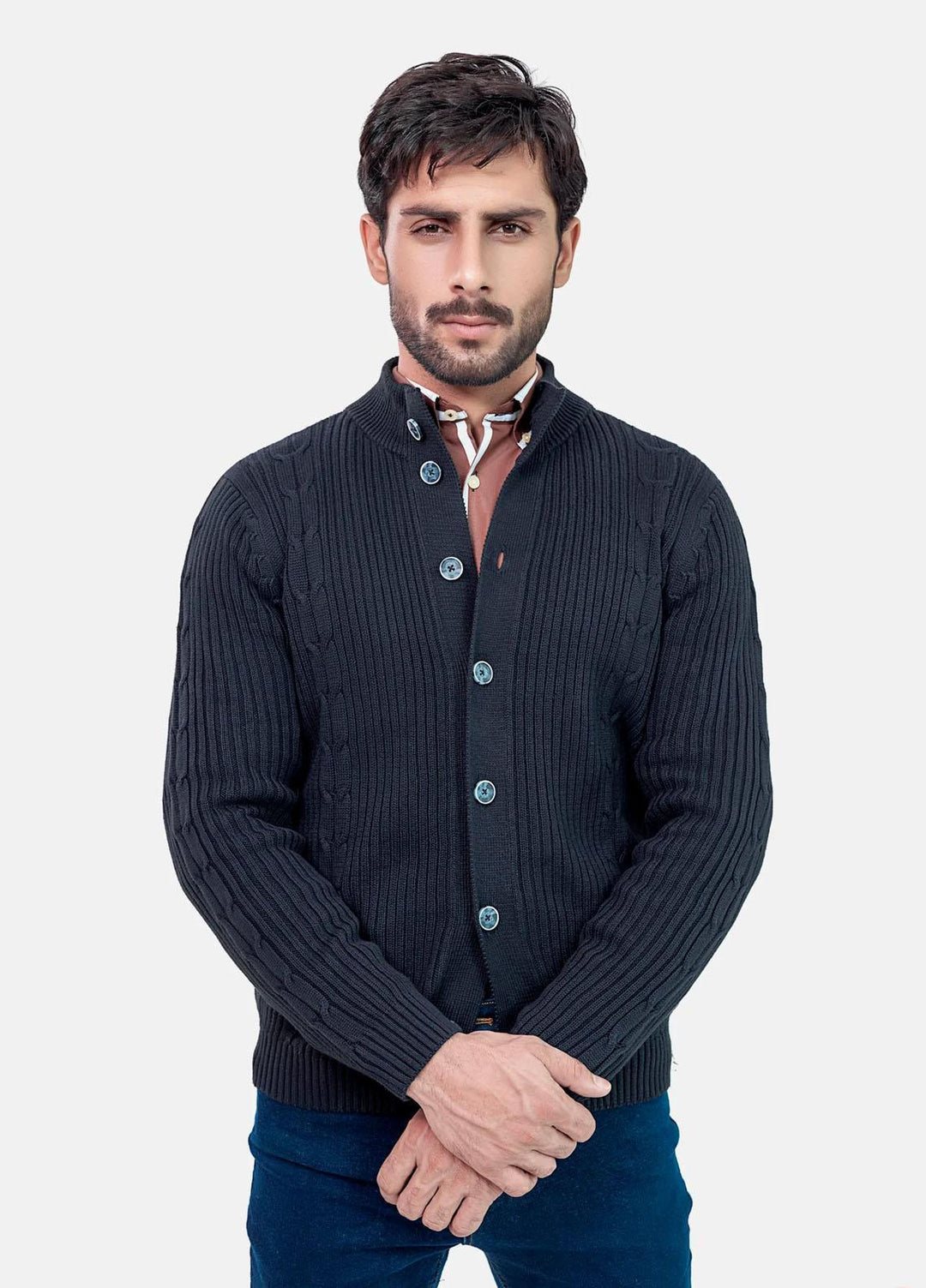 Brumano   Sweaters for Men -  FBC-146 Black