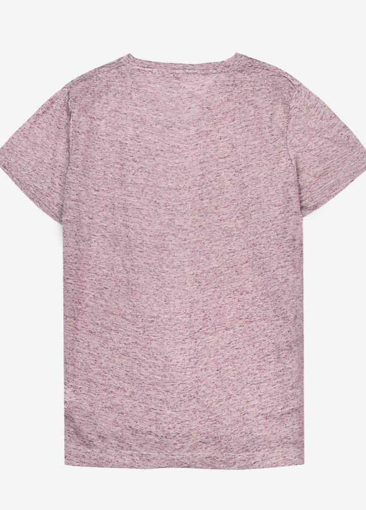 Brumano Polyester  T-Shirt for Men -  Maroon Light Weight V-Neck T-Shirt BRM-1596