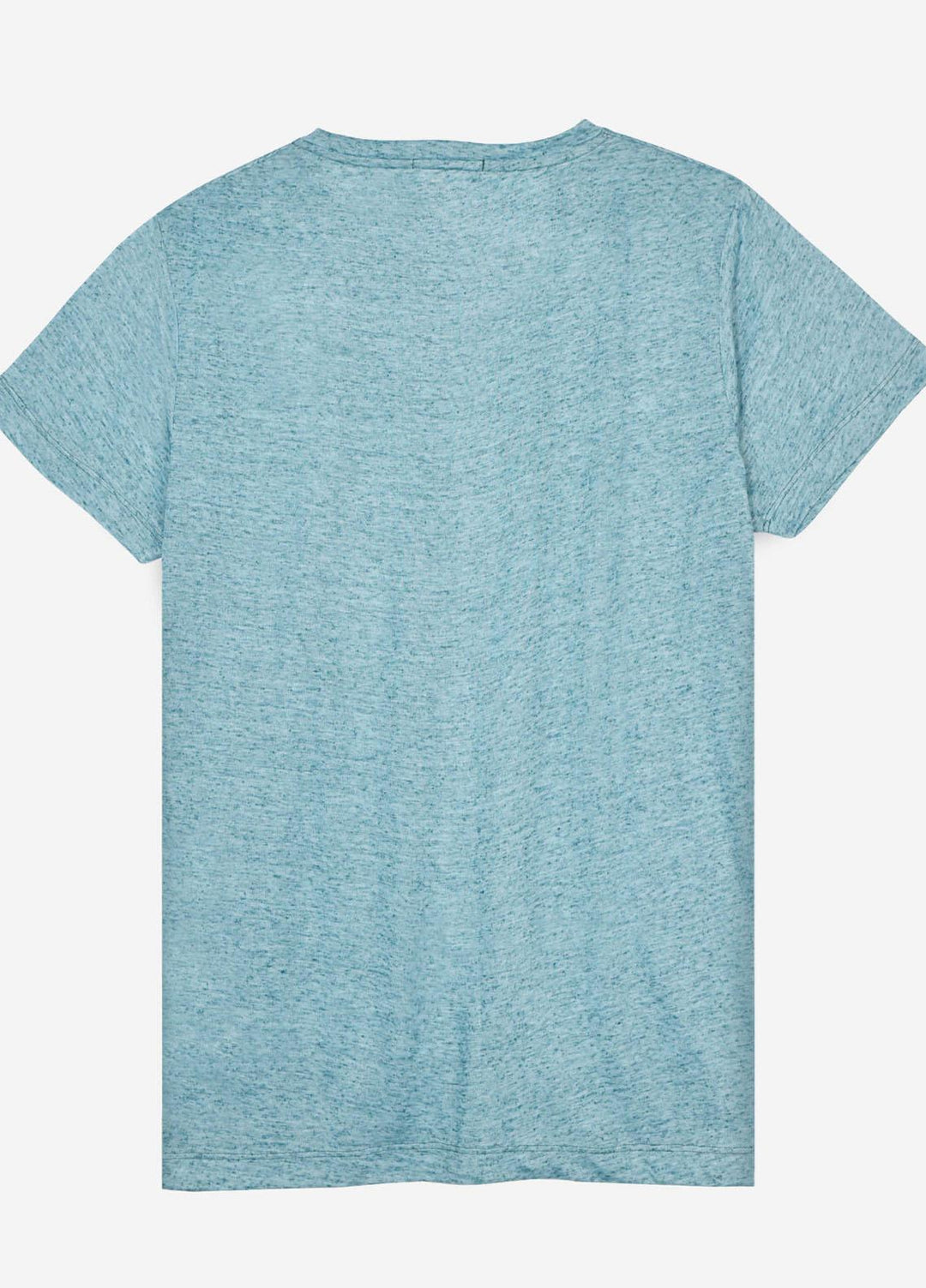 Brumano Polyester  T-Shirt for Men -  Teal Blue Light Weight V-Neck T-Shirt BRM-1597