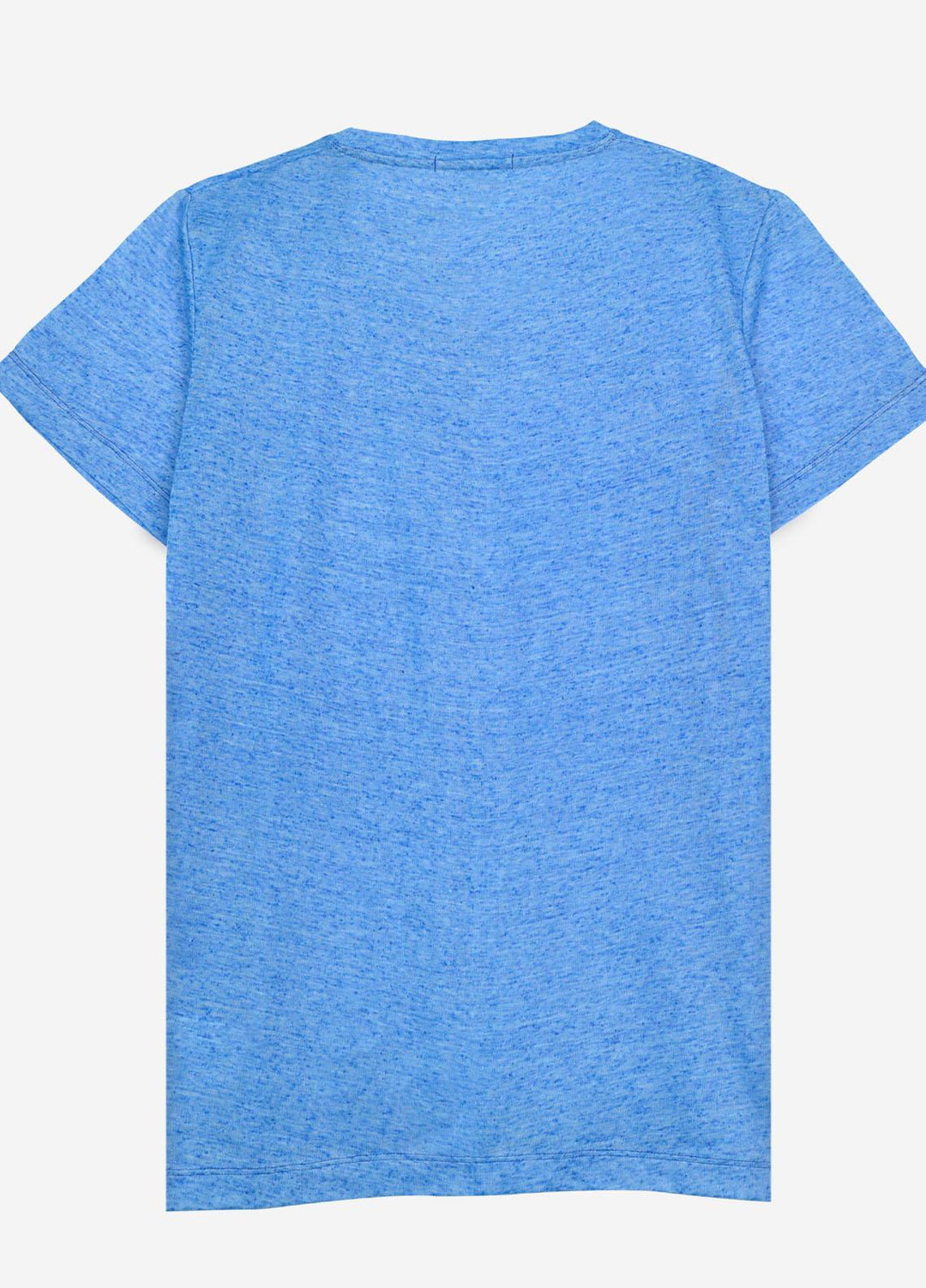 Brumano Polyester  T-Shirt for Men -  Royal Blue Light Weight V-Neck T-Shirt BRM-1599