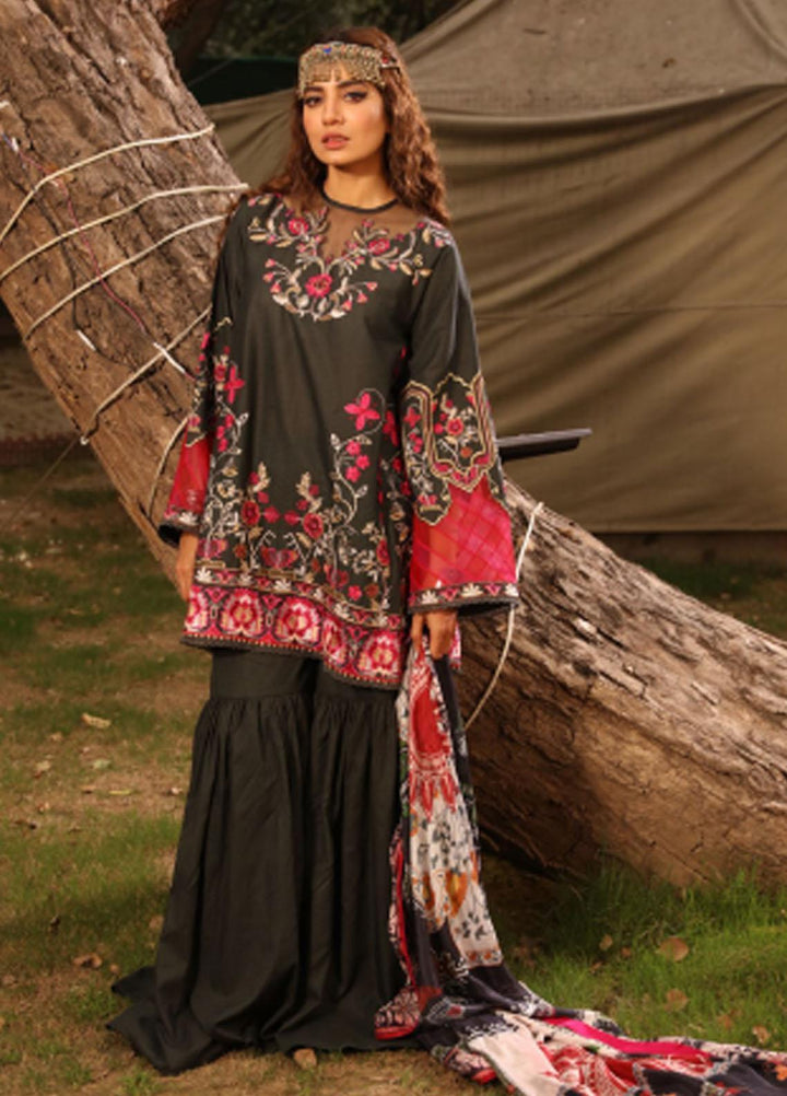 Bulbul By Saira Rizwan Embroidered Dobby Suits Unstitched 3 Piece SR22B SR-03 KANWAL - Summer Collection