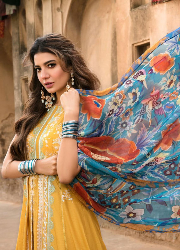Bulbul By Saira Rizwan Embroidered Dobby Suits Unstitched 3 Piece SR22B SR-04 NARGIS - Summer Collection