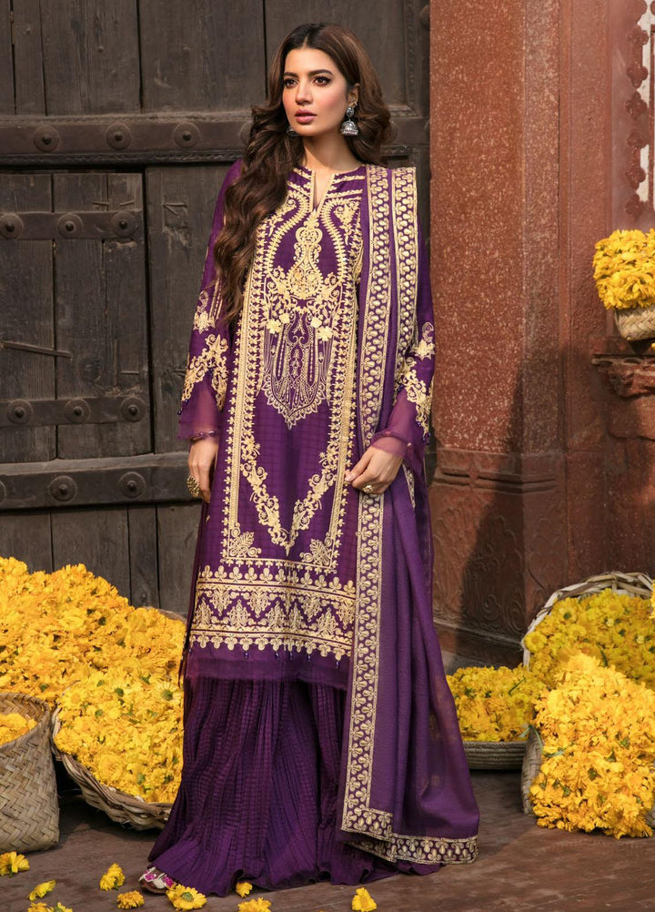 Bulbul By Saira Rizwan Embroidered Dobby Suits Unstitched 3 Piece SR22B SR-05 RANI - Summer Collection