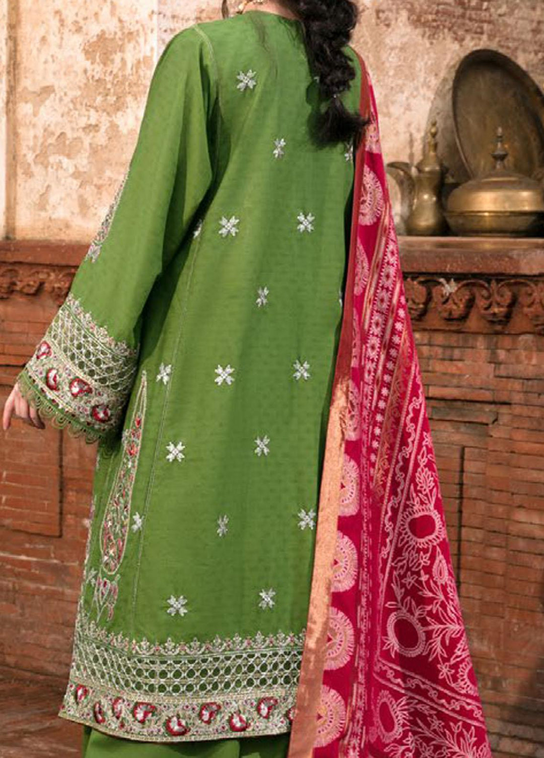 Bulbul By Saira Rizwan Embroidered Dobby Suits Unstitched 3 Piece SR22B SR-06 BULBUL - Summer Collection