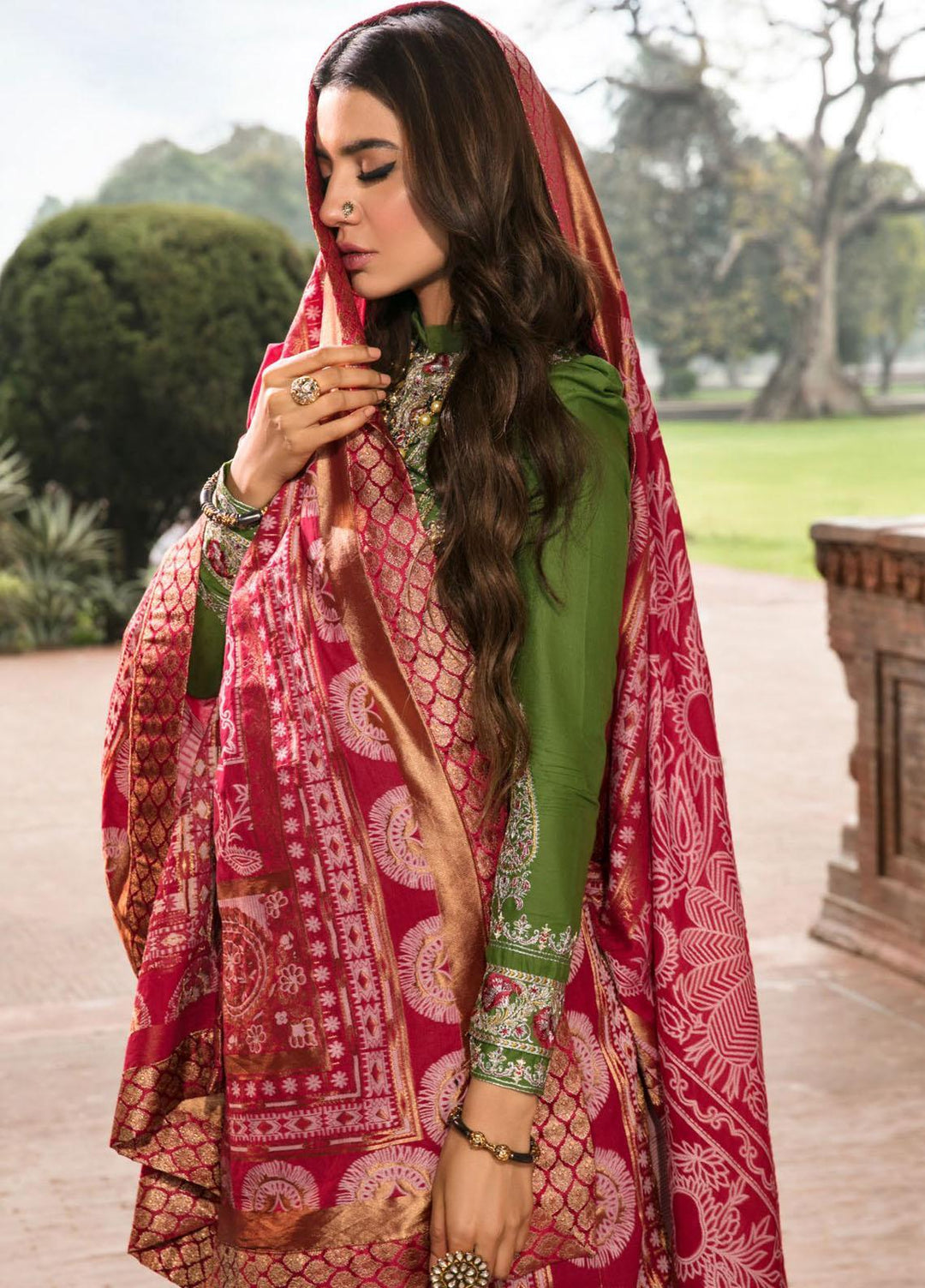 Bulbul By Saira Rizwan Embroidered Dobby Suits Unstitched 3 Piece SR22B SR-06 BULBUL - Summer Collection